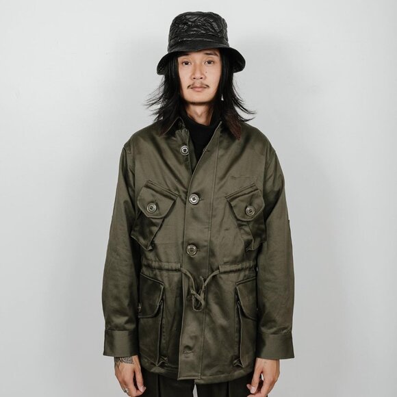 Monitaly Military Half Coat Type B - Olive - Size: 38 - Picture 3 of 8